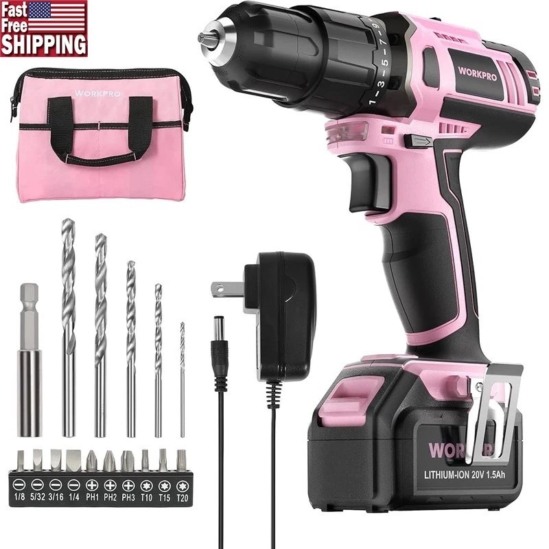 20V Cordless Drill 21 Torque Settings