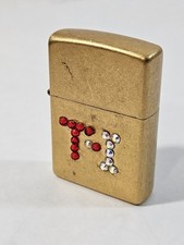 VINTAGE ZIPPO BRASS GOLD TONE LIGHTER H 04 Zippo Made In USA