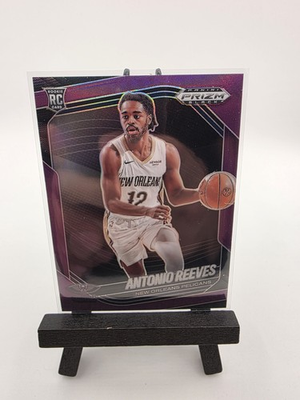 #ad 2024 25 Panini Prizm Black Antonio Reeves Antonio Reeves #214 Purple Prizm... $1.24