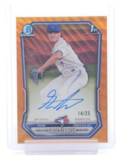 GAGE STANIFER 2026 BOWMAN CHROME 1ST AUTO ORANGE WAVE REFRACTOR BLUE JAYS Q4856