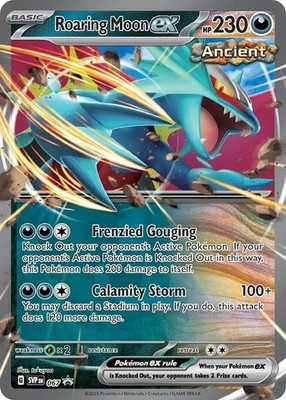 Near Mint x 1 Roaring Moon ex - SVP067 - SVP Black Star Promos SVP Black Star Pr