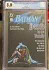DC Comics Batman: A Death In The Family 1988 #426-429. Graded CGC 8.0