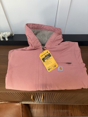 Carhartt Sierra Jacket Sherpa Lined Womens Small WJ141 PKR Pink