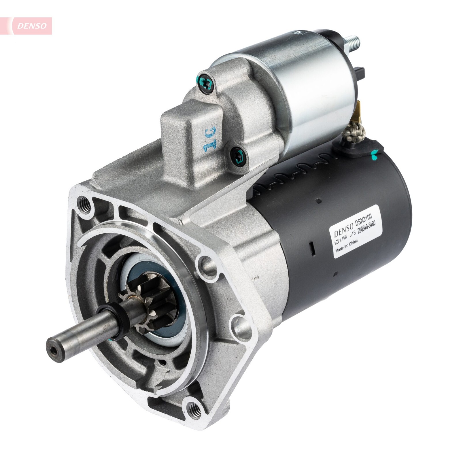 Fits DENSO DSN3100 Starter VAG IBIZA II (6K) (93-02), CADDY II Box Body/MPV (9K