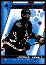 2022-23 SP AUTHENTIC FUTURE WATCH LIMITED BLUE BOKONDJI IMAMA ROOKIE 374/399