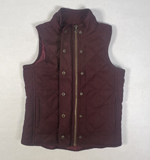 Vest Magellan Outdoors Willow Creek Quilted Vest Kids Small Maroon Classic Fit