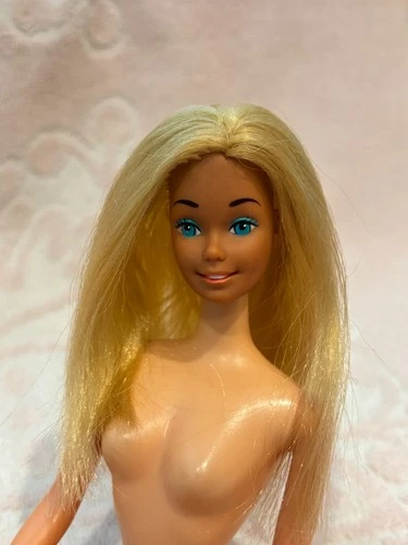 Sunset Barbie HEAD VTG 70s, blonde hair, gorgeous! L@@K!