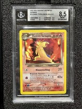 Pokemon Neo Destiny Deutsch Dunkles Tornupto Beckett 8.5 BGS