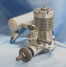 Vintage, FOX 25, Control Line Model Airplane Engine w/Muffler