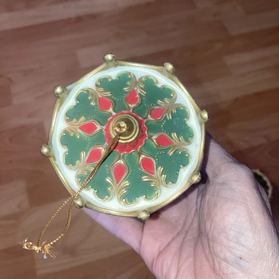 "5 adornos de árbol de Navidad de caballo carrusel coleccionables de colección años 90 aprox. 4,5""" Foto 3 de 4