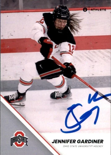 Jennifer Gardiner Signed 2023-24 ONIT Ohio State Buckeyes card PWHL Vancouver