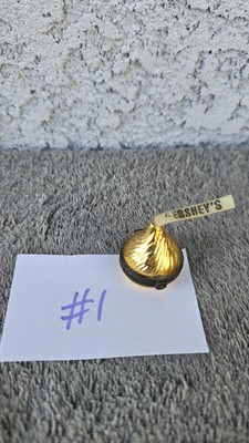 Hershey s Kisses Gold HFC Midwest Cannon Falls Hinged Trinket Box (#1)