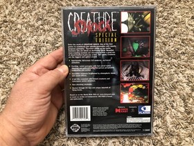 Creature Shock: Special Edition (Sega Saturn, 1996) CIB Complete w/ Both Discs