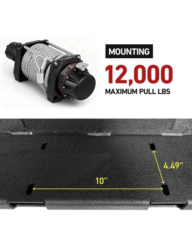 ✅ Pare choc avant 07-14 1ère génération FJ Cruiser HD avec plaque treuil et lumières LED - Photo 6/9