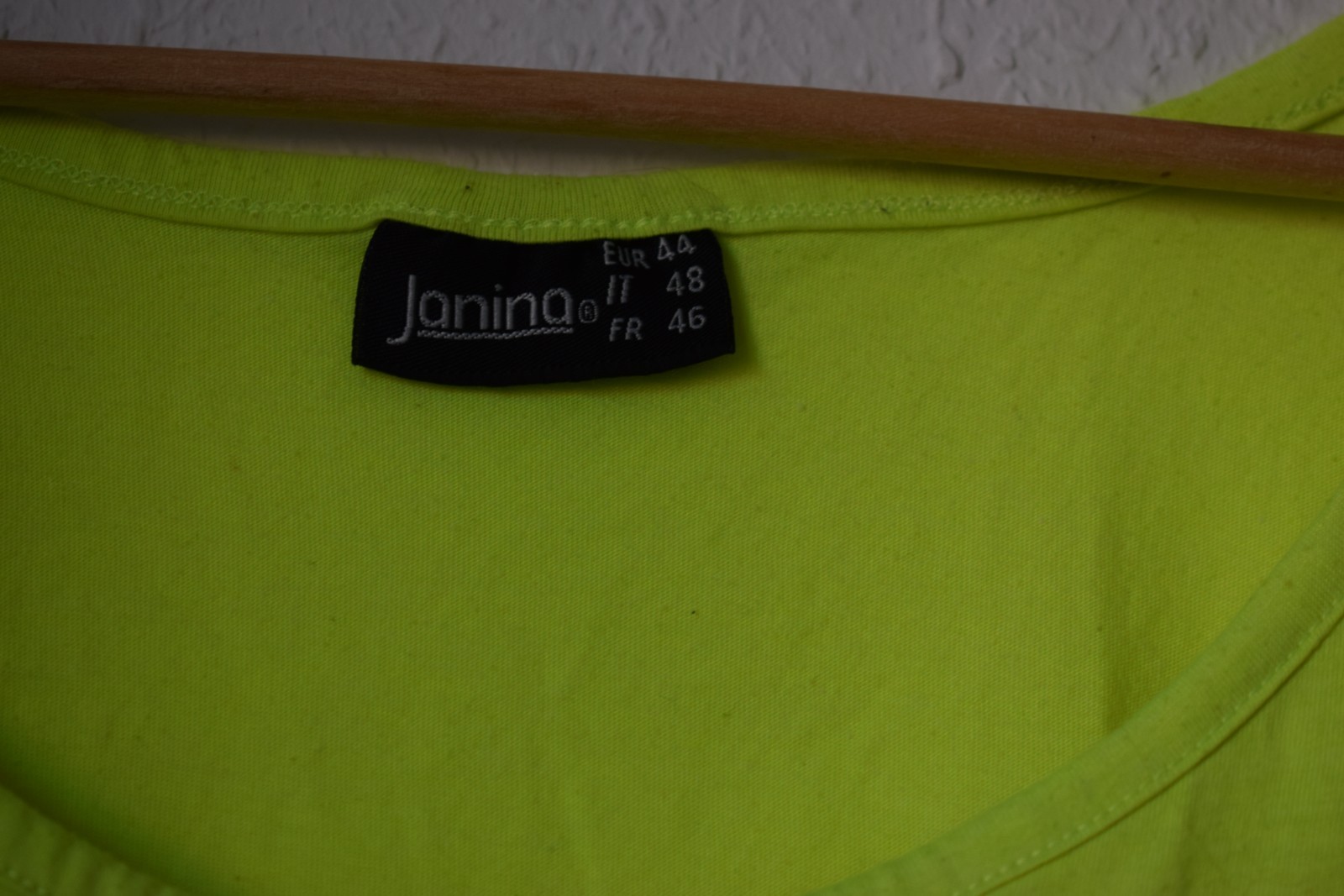 Janina Neon Lime Green Sleeveless Tank Top - Size EUR 44 image 5