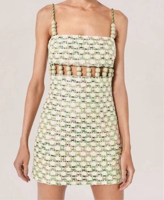 Alexis New Mint Weave Thea Dress Size L