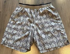 Fabletics Shorts Mens Medium M Gray Print The Fundamental Short Unlined 7"