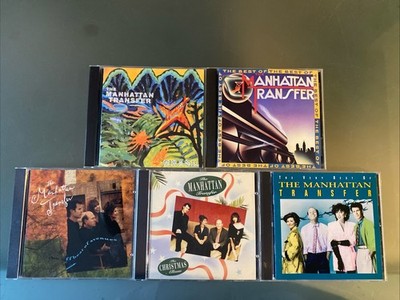MANHATTAN TRANSFER 5   LOT: Brasil, Best Of, Offbeat Ave, Christmas, Very Best