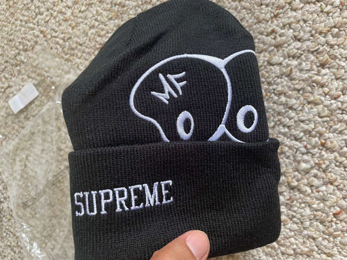 Supreme MF Doom Beanie Black FW23 New Authentic | eBay Supreme MF Doom Beanie Black FW23 New Authentic | eBay