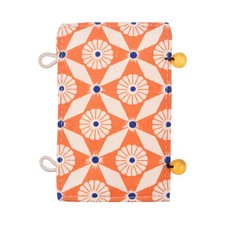 Teapot Handle Cover, Anti-Slip Kettle Handle Sleeve Flower Pattern, Orange