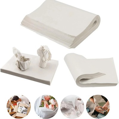 300 Sheets Large Packing Paper for Moving Bulk Newsprint 300p, White 