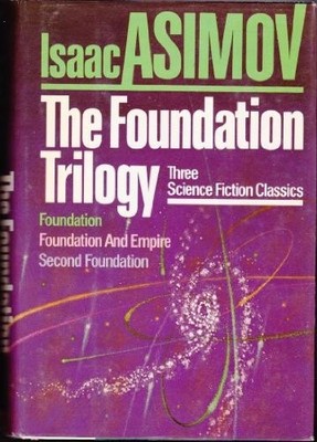 THE FOUNDATION TRILOGY: FOUNDATION, FOUNDATION AND EMPIRE, By Isaac Asimov *VG+*
