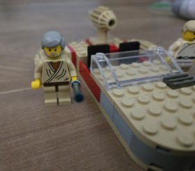 Lego 7110 Star Wars Landspeeder 100% Complete With Minifigures Vintage