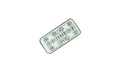 Remote Control For Argo Ceramic Kompass Fan Wall Downflow Heater Heat and Fan