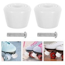 2 Pcs Roller Skate Parts Toe Stops Skates Braking Block Quad Brake