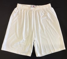 9" MOISTURE MANAGEMENT SHORTS-WHITE-MEDIUM