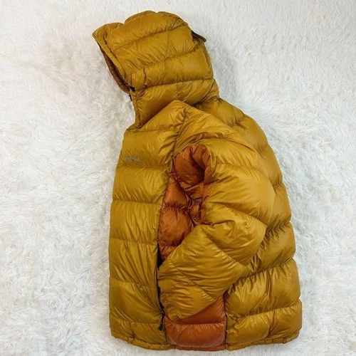 Montbell Alpine Down Parka 1101407 Men's L 800 Fill Power Orange Gold Jacket image 3