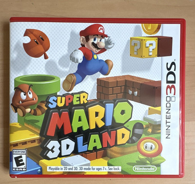 Nintendo Super Mario 3D Land (Nintendo 3DS) w/ Case & Manual