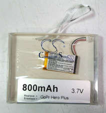 Cameron Sino 800 mAh 3.7V Li-ion Battery For GoPro Hero Plus CS-GDB005MC