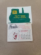 Vintage 1989 John Deere advertising calendar Smoky Hill Equip Salina Minneapolis