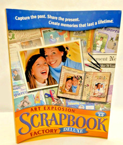 Art Explosion Scrapbook Factory Deluxe v2.0 Idea Book Scrapbooking