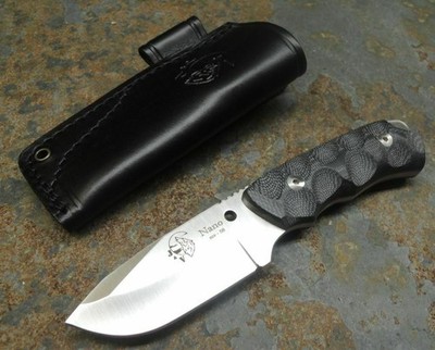 J&V Adventure Knives NANO 2.0 Messer Outdoormesser MoVa Stahl Micarta NEGRA