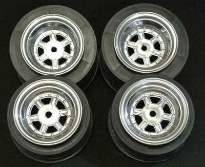 #ad CHROME DE Racing Gambler Sprint Car Wheels Set of 4 Front amp; Rear from Rotor Ron $26.99