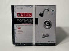 Delta B114915C Foundations Single Handle 1-Spray Tub  Shower Faucet Chrome