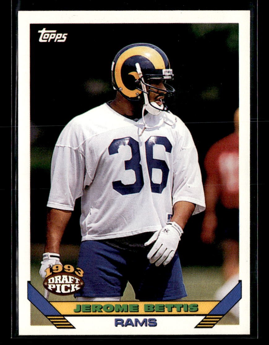 1993 Topps #166 Jerome Bettis Gold Rookie RC