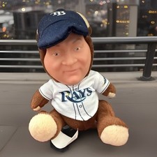 2012 Tampa Bay Rays Don Zimmer Zim Bear #64 Plush SGA Tampa Bay Times