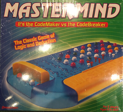 NEW MASTERMIND The Classic Game of Logic & Deductions Codemaker vs. Codebreaker