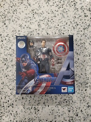 SH Figuarts Marvel Avengers Endgame Cap Vs Cap Edition Captain America New