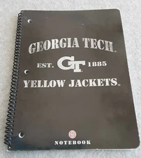 Vintage 1996 Turner Licensing Georgia Ga Tech Yellow Jackets Spiral Notebook