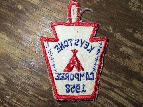 1958 Keystone Camporee Button Hangar Patch - Bild 2 von 2