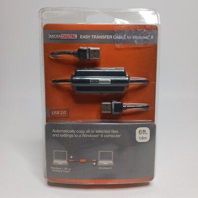 USB 2.0 Easy Transfer Cable For Windows 8