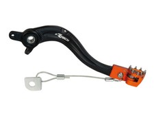 RTECH LEVA FRENO POSTERIORE CNC NERO-ARANCIONE KTM SXF 250 2000-2015