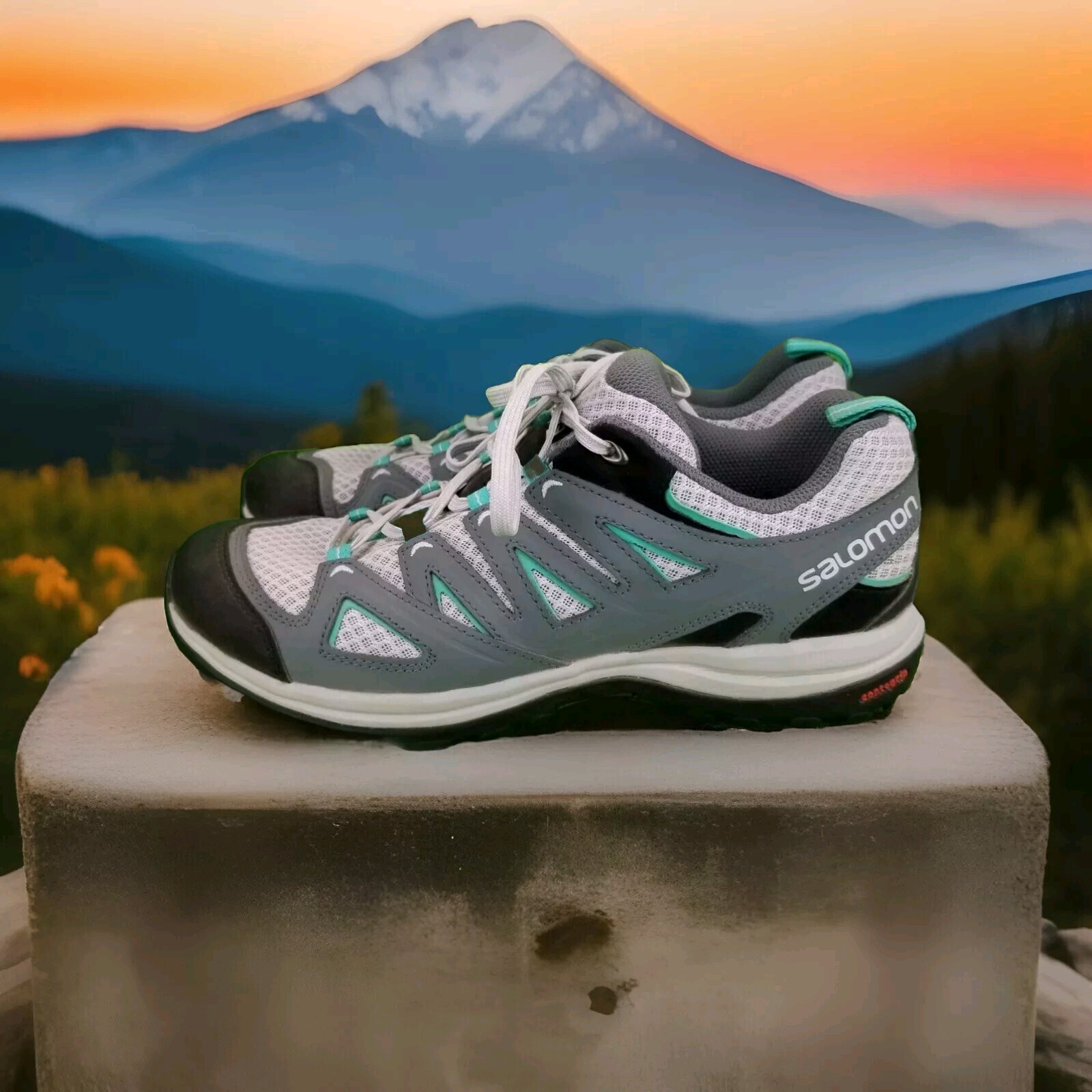 ✅Scarpe da corsa Salomon Ellipse 3 Aero donna taglia 9 5 trail escursionismo grigio sneaker