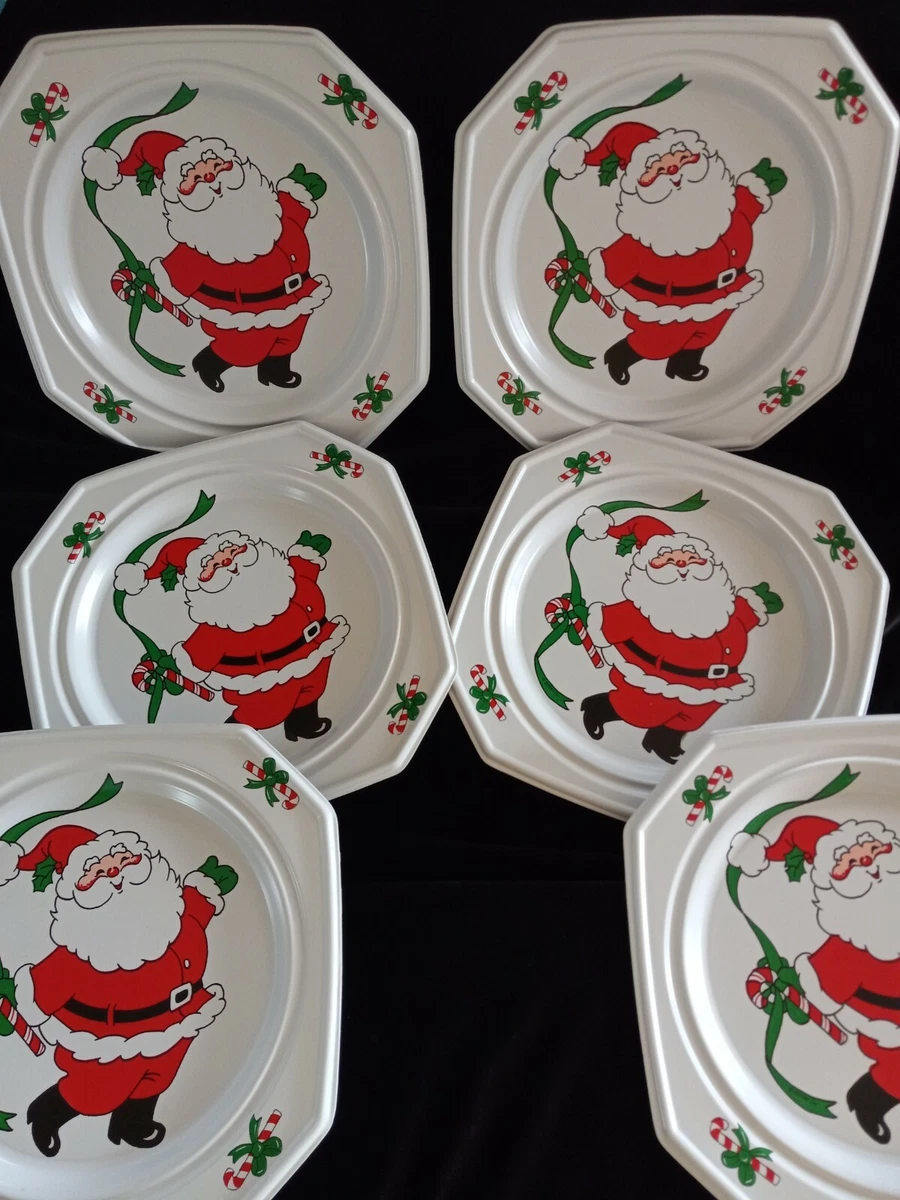Christmas plastic plates cheap