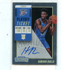 HAMIDOU DIALLO 2018-19 Panini Contenders Playoff Ticket Rookie On Card Auto /35