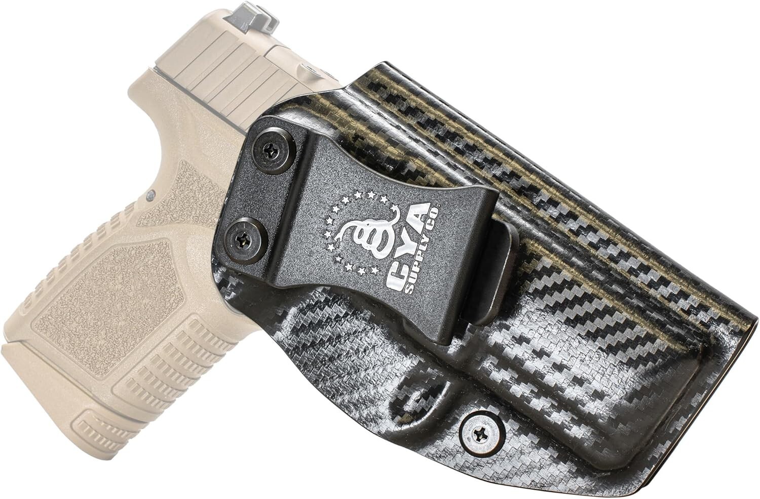 Adjustable Retention Carbon Fiber IWB Holster for FN Reflex - Posi-Click System